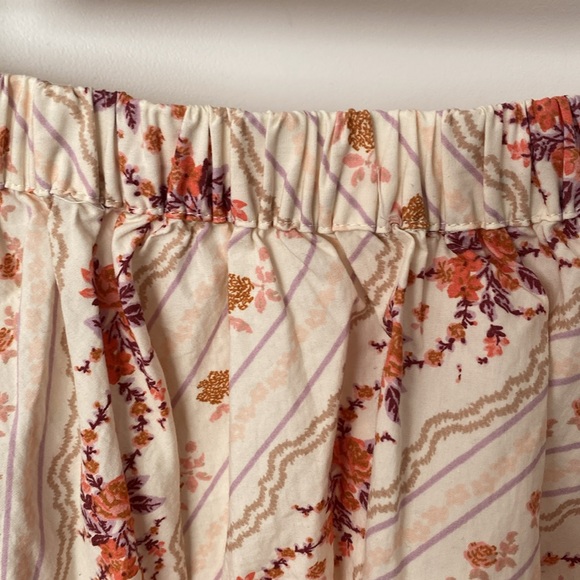 FREE PEOPLE Floral Cream Skirt - Picture 5 of 10